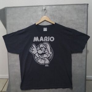 Men's Mario Nintendo T-shirt : Heather Blue in Color : *** Size 2XL ***